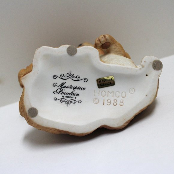 Vintage 1988 Masterpiece Porcelain by Homco Cocker Spaniels Puppy Dogs Figurine - Picture 6 of 8